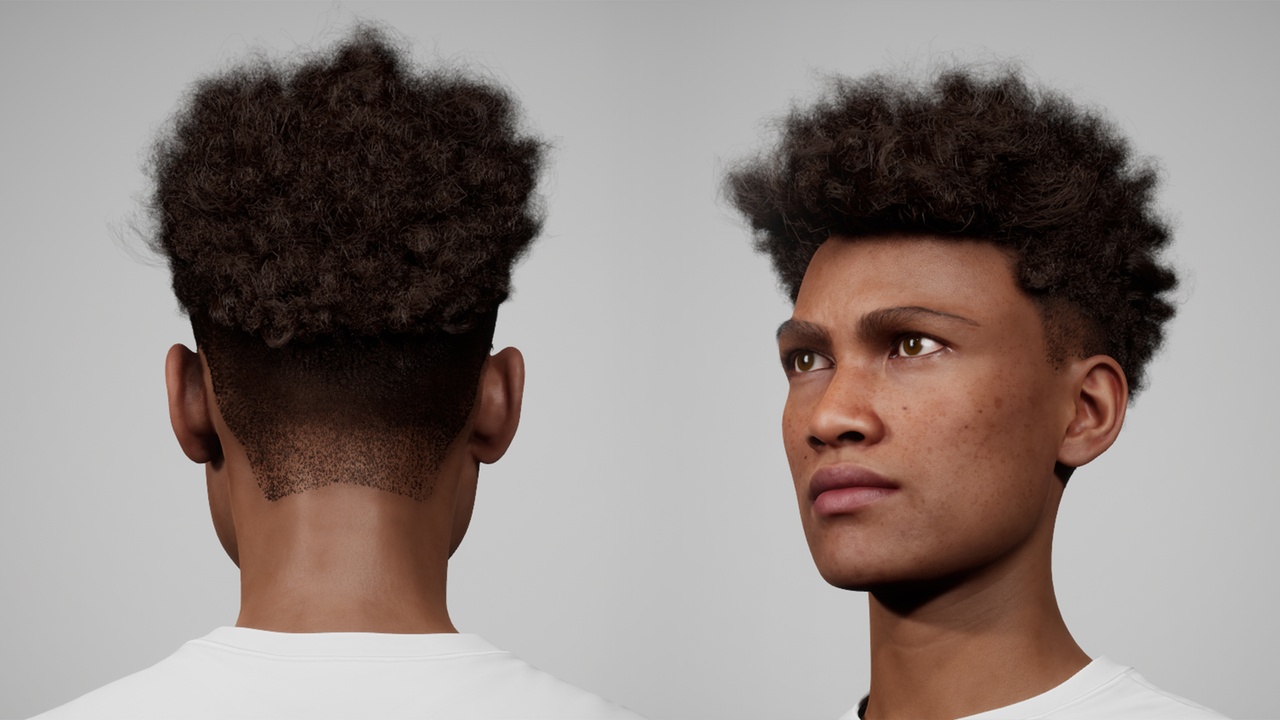 Media 1 for listing MetaHair 97- Groom hair for Metahuman
