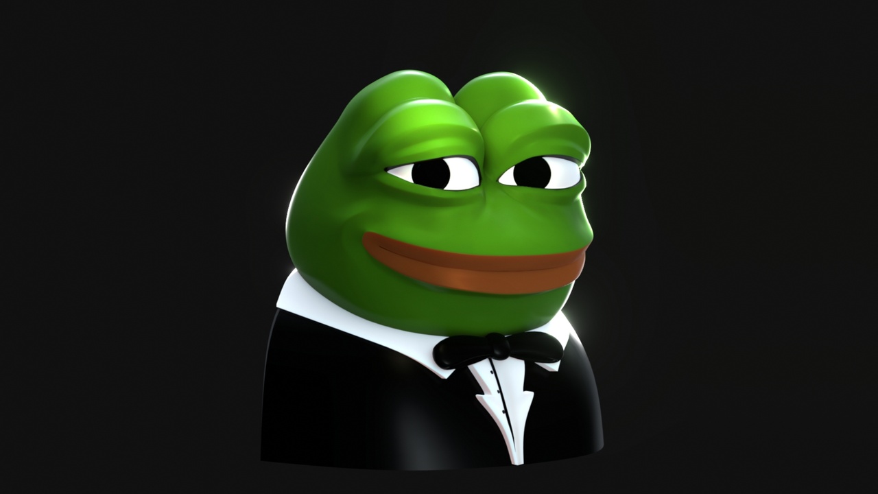 商品 Smug Tuxedo Pepe 的媒体 1