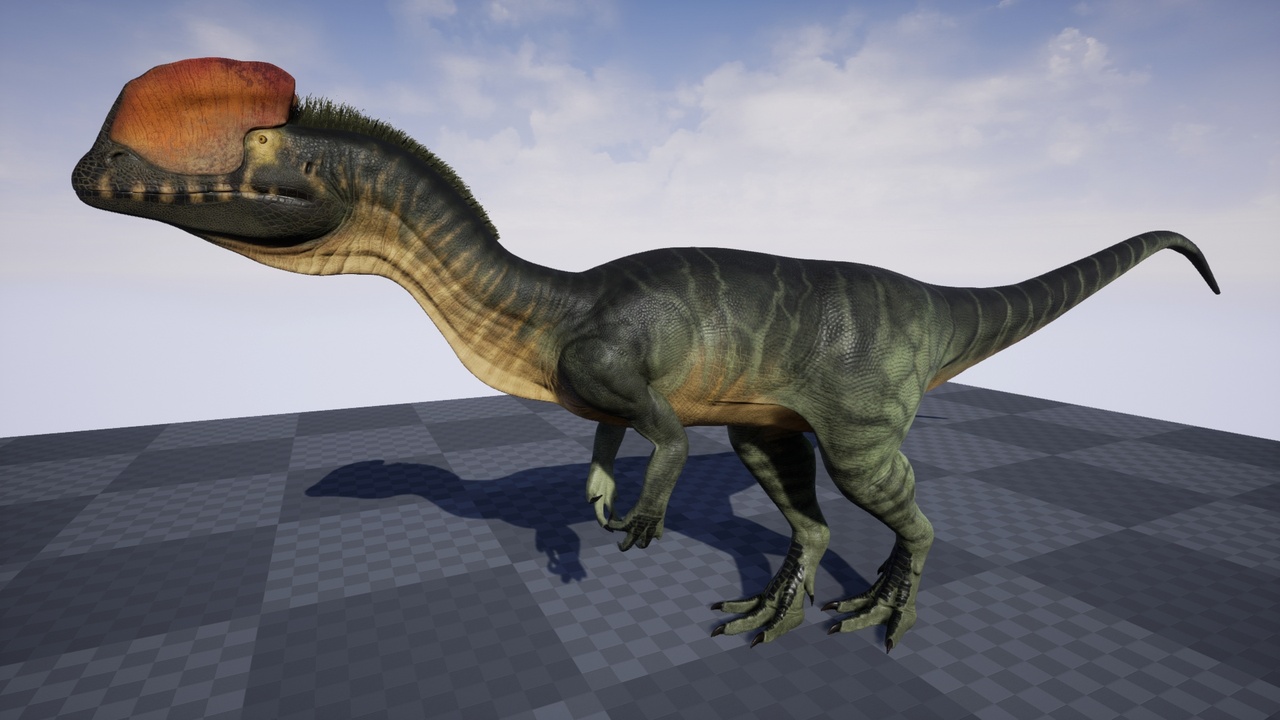 Media 1 for listing Dilophosaurus