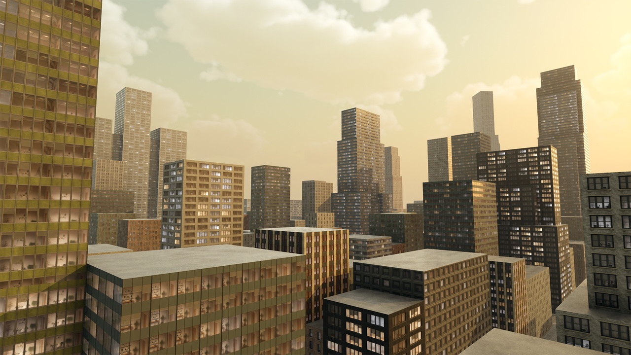 Simple Background Buildings | Fab
