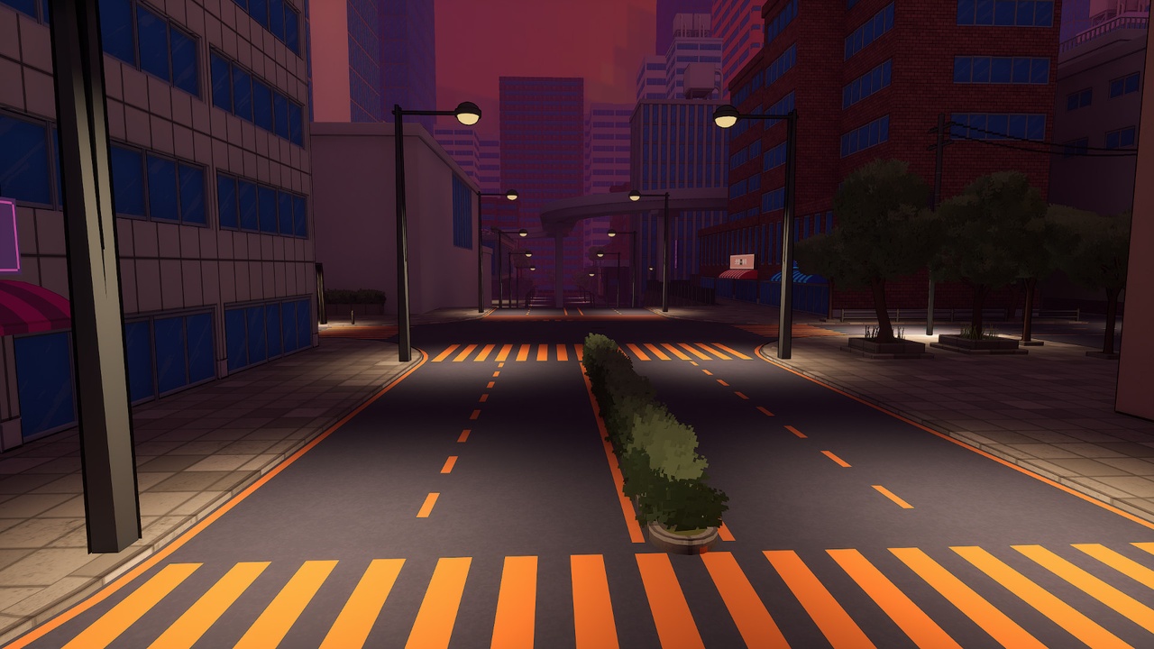 Media 1 for listing Retro Graphics Japanese City - Low poly town