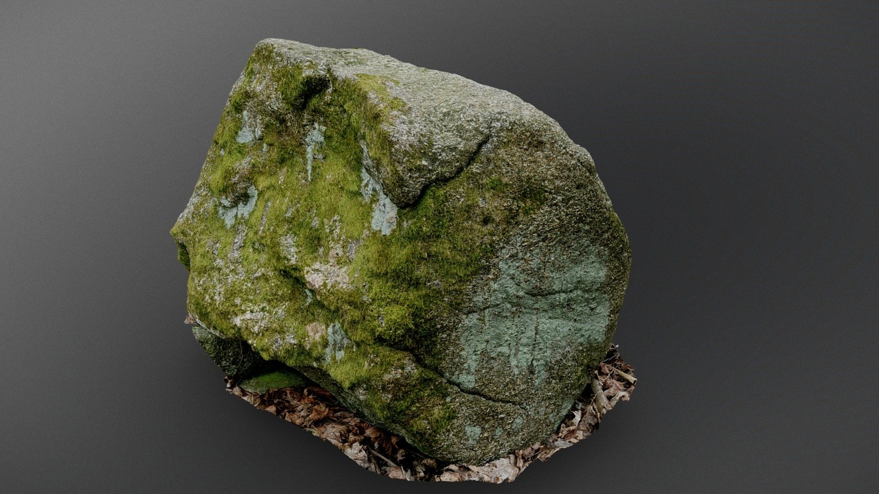 الوسائط 1 للقائمة Granite boulder stone in forest