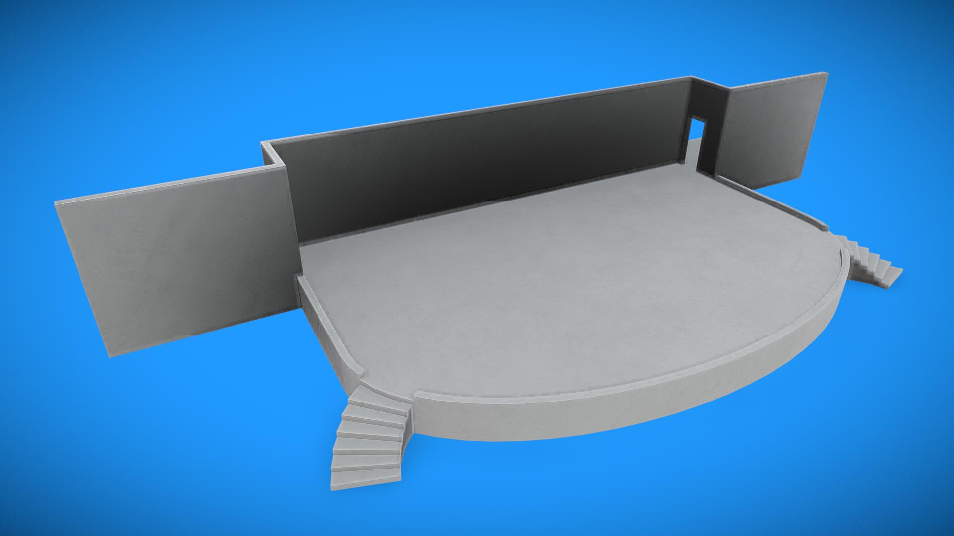Stage low poly | Fab