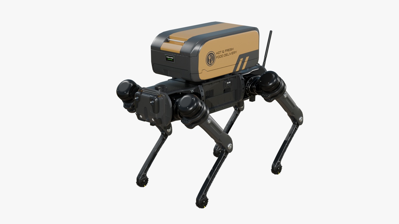 Media 1 for listing Food Delivery Robot Dog