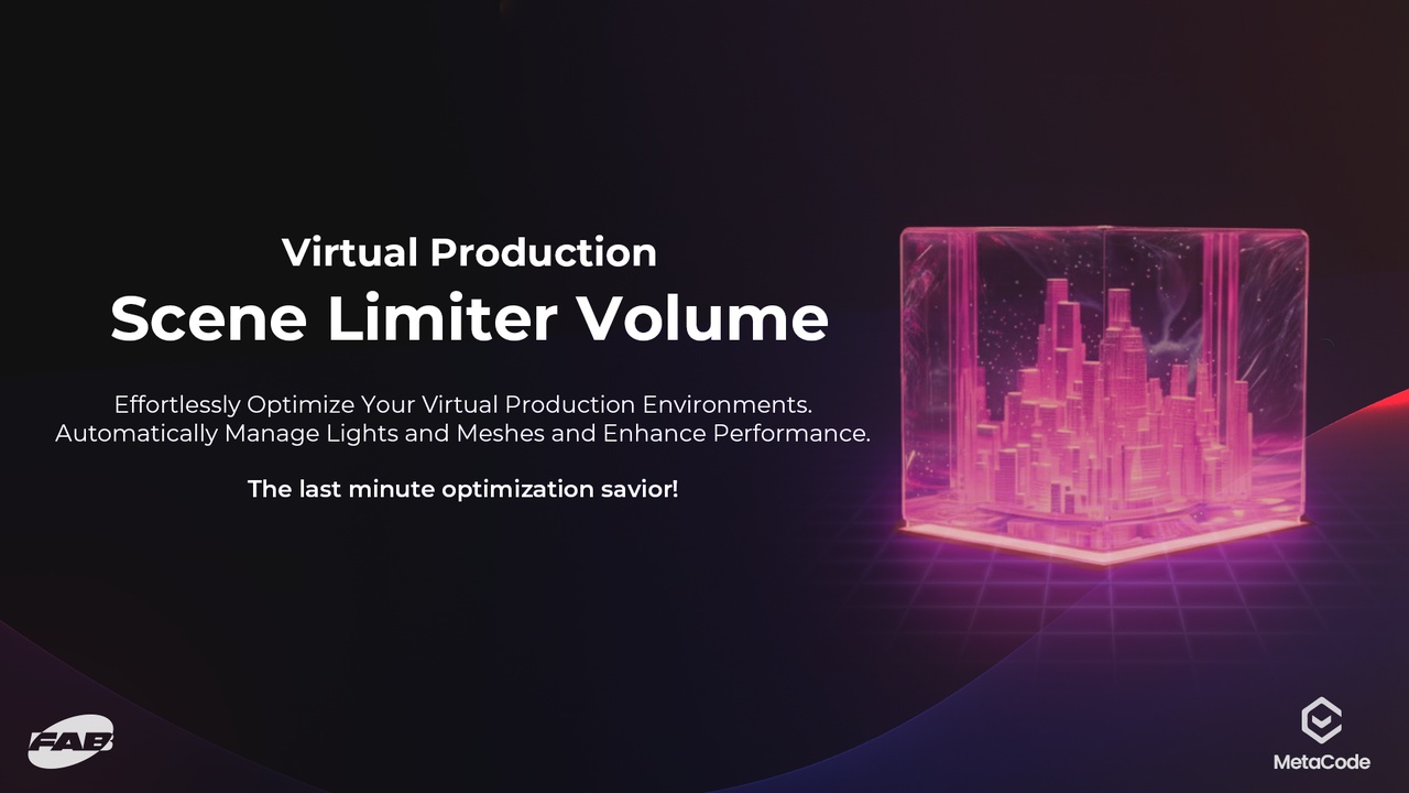 Media 1 for listing VP Scene Limiter Volume - Realtime Optimizer