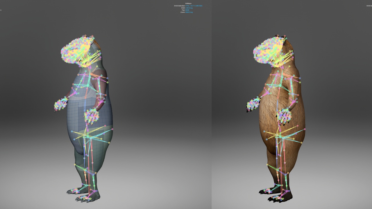 Media 1 for listing Capybara Metahuman Character