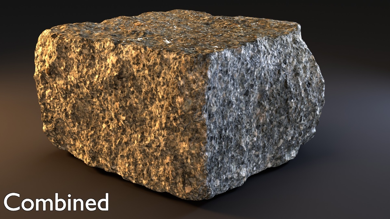 Media 1 for listing Granitic paving stone 01 - High-res mesh
