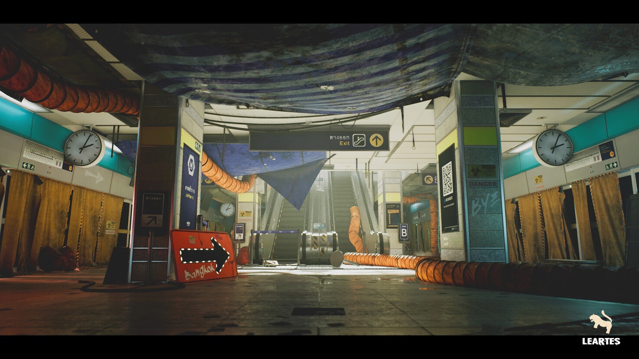 商品 The Blue Metro 2029 ( Post Apocalyptic Metros Subway Subways Environment ) 的媒体 1
