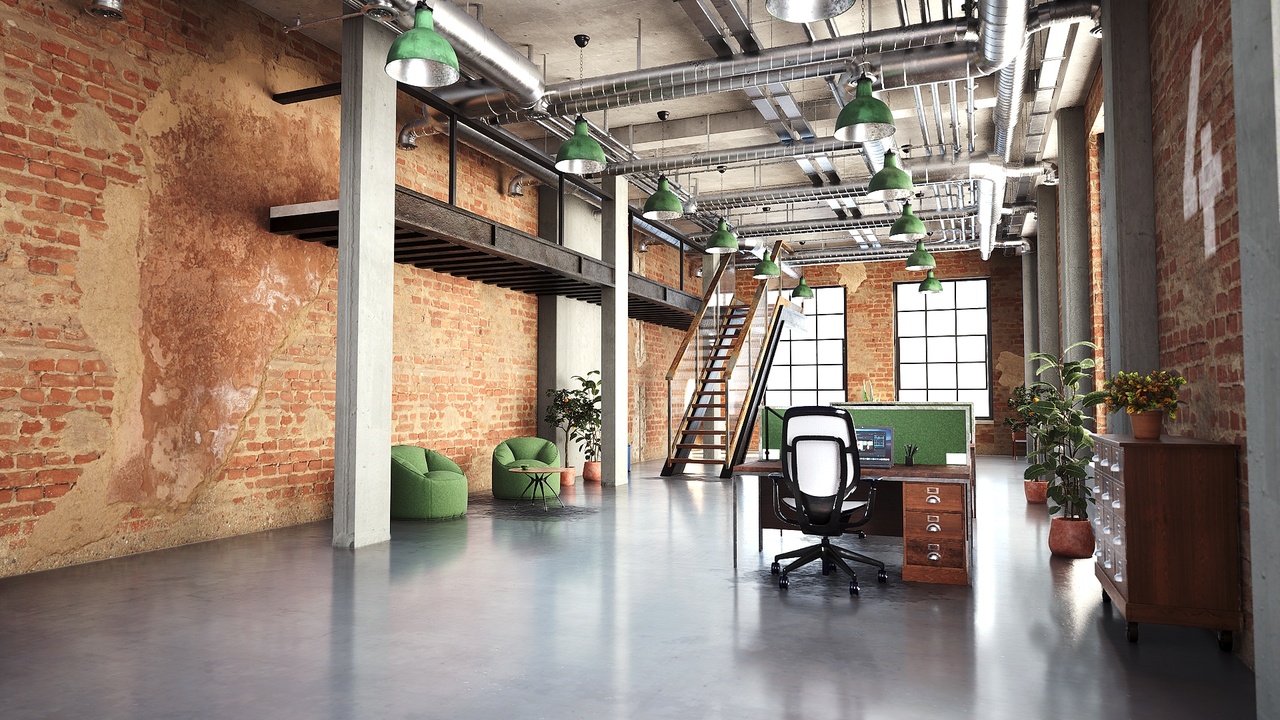 商品 Loft Office Interior 的媒体 1
