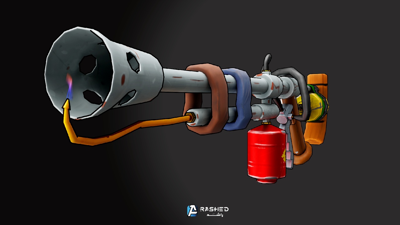 Media 1 for listing Stylized Flame Thrower | قاذف لهب ستايلز