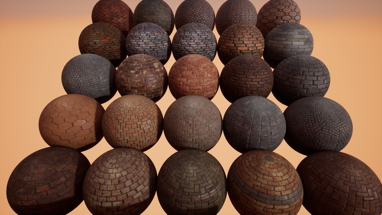 Media 1 for listing Brick Materials Vol.1