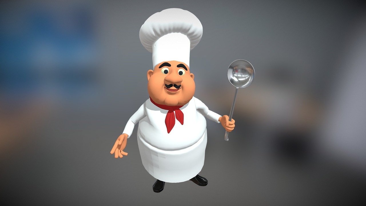 Chef Character Animated | Fab