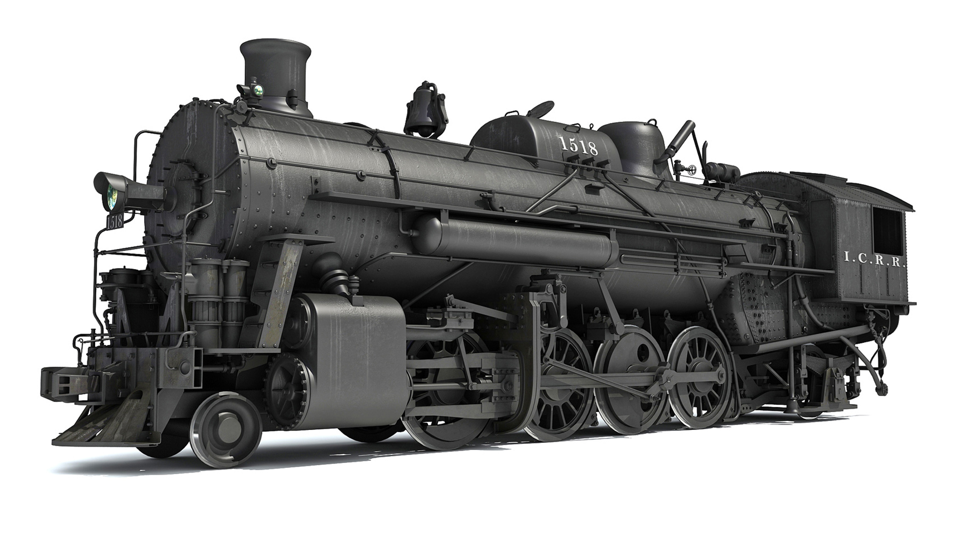 Rail Engine Model Steam Locomotive Railway Engine 3D Model | Fab
