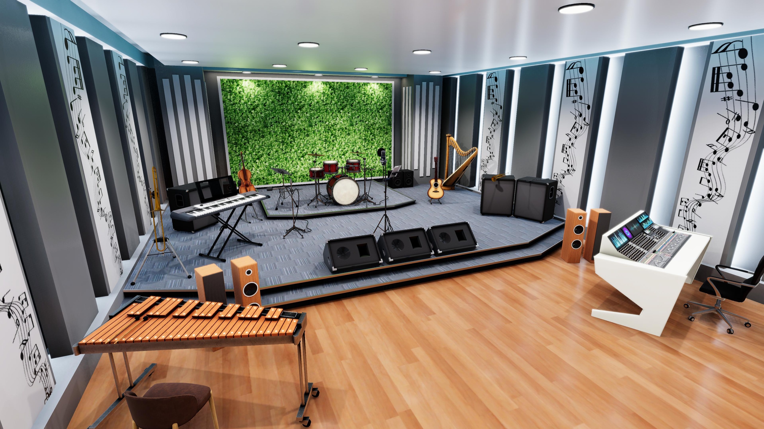 Multimedia 1 dla listy Sound Rehearsal Studio