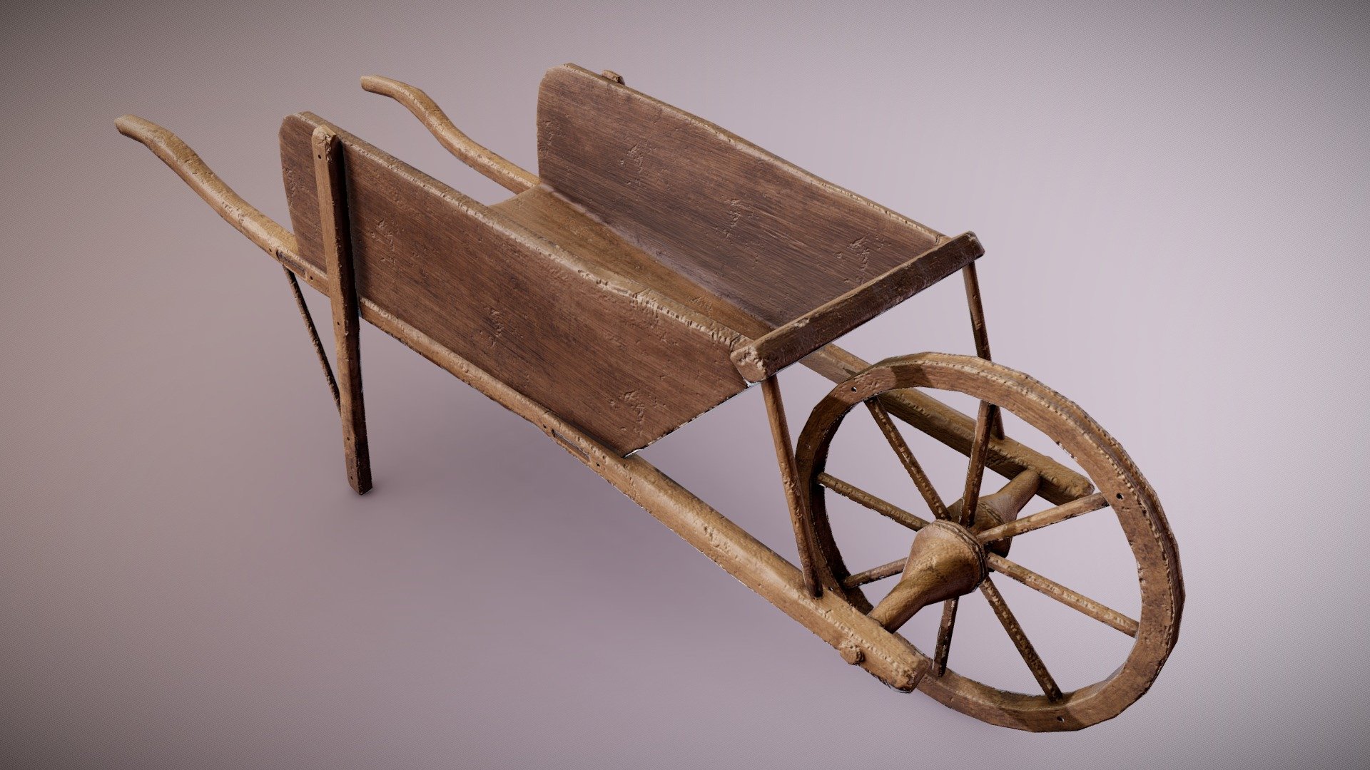 ATT - Wheelbarrow - PBR Game Ready | Fab
