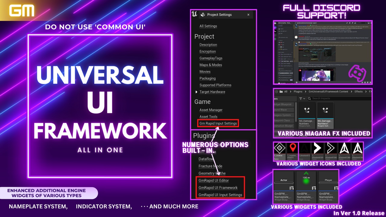Media 1 for listing Gm Universal UI Framework V1.0.5(2025-07-08 UPDATED)