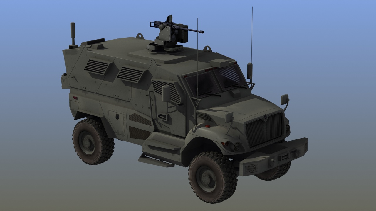 Media 1 for listing M1224 MaxxPro MRAP Military Vehicle Game Ready 3D Model