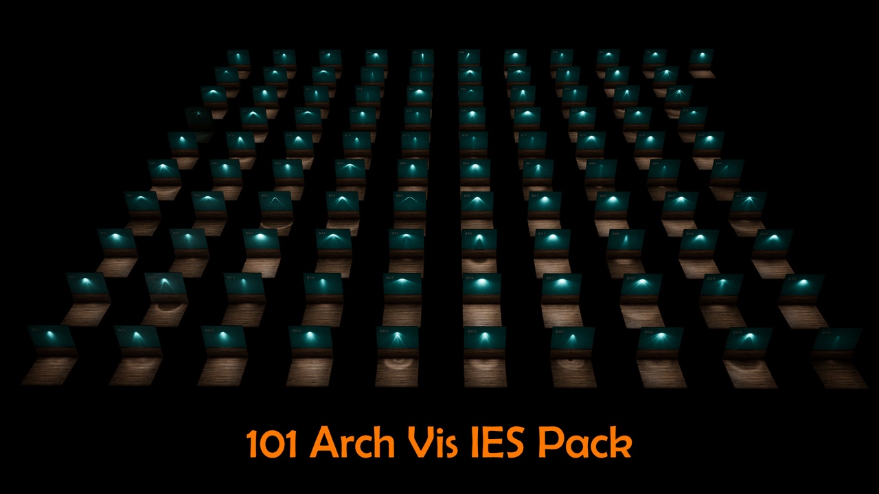 Media 1 for listing Arch Viz IES Pack