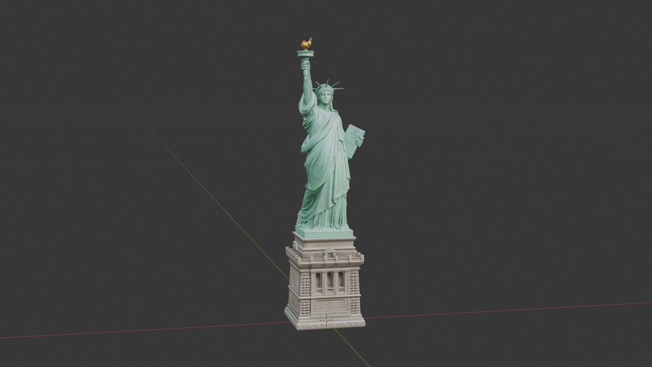 Media 1 for listing Statue of Liberty – Printable 3D Model