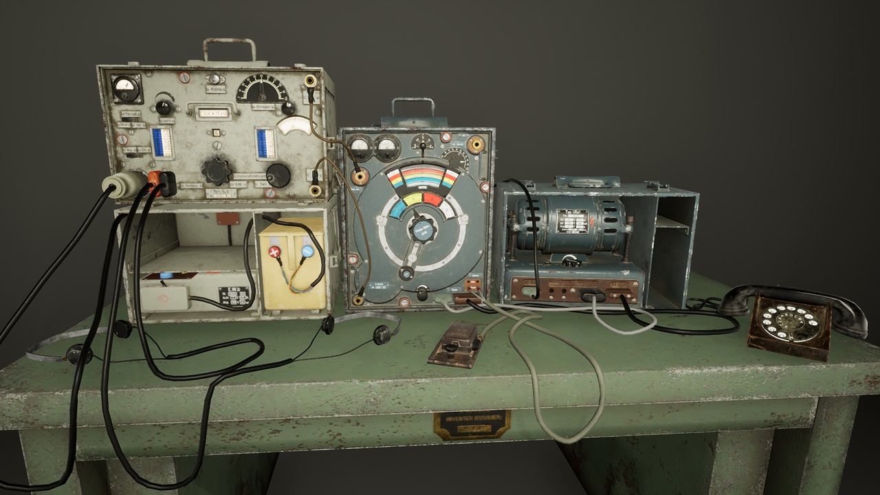 WW2 German Communication Equipment Pack 제품 등록을 위한 미디어 1개
