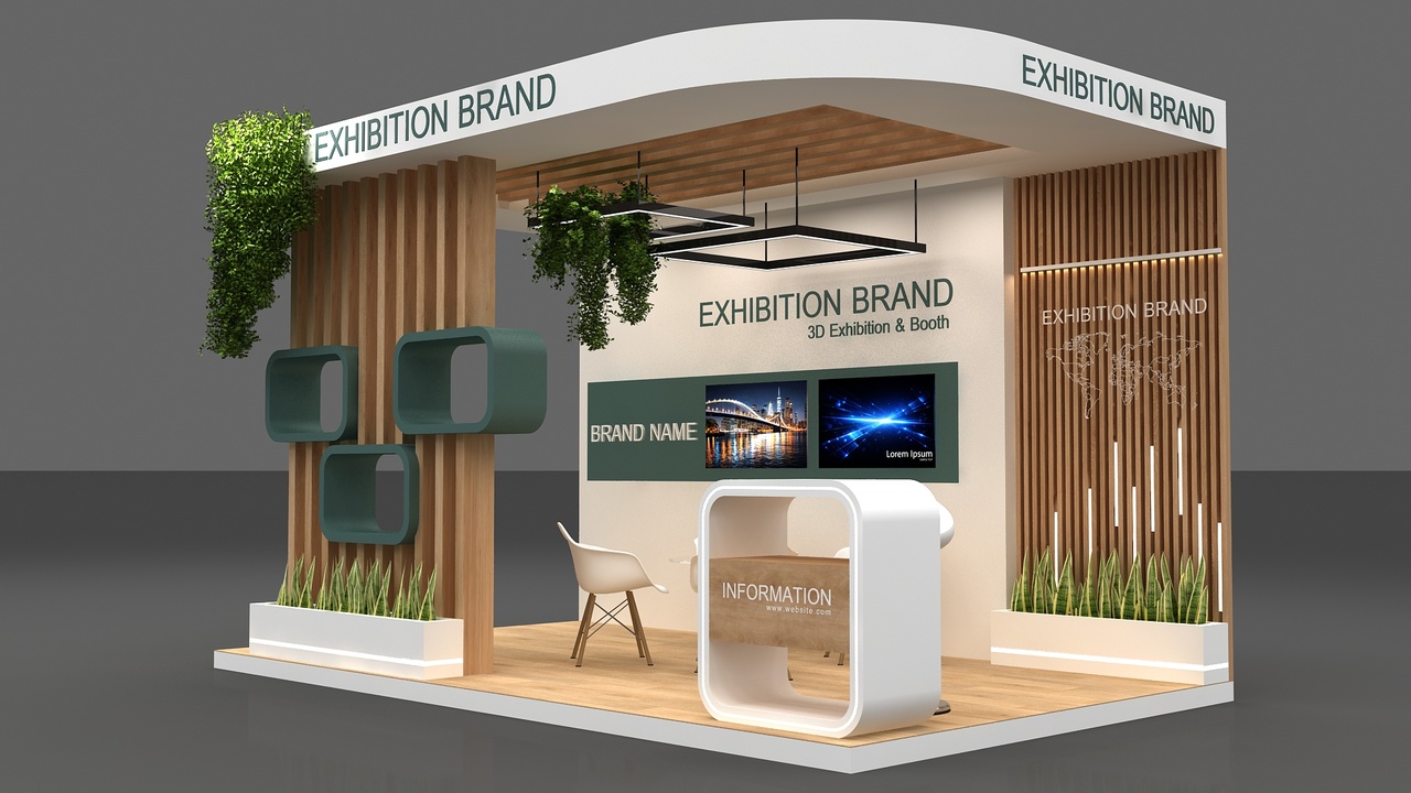 Media 1 for listing minimal booth 3d