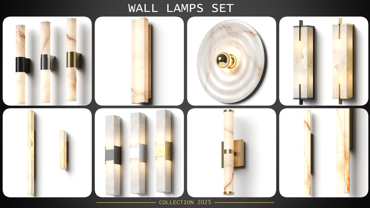 Media 1 for listing Wall lamps set - 8 sconces