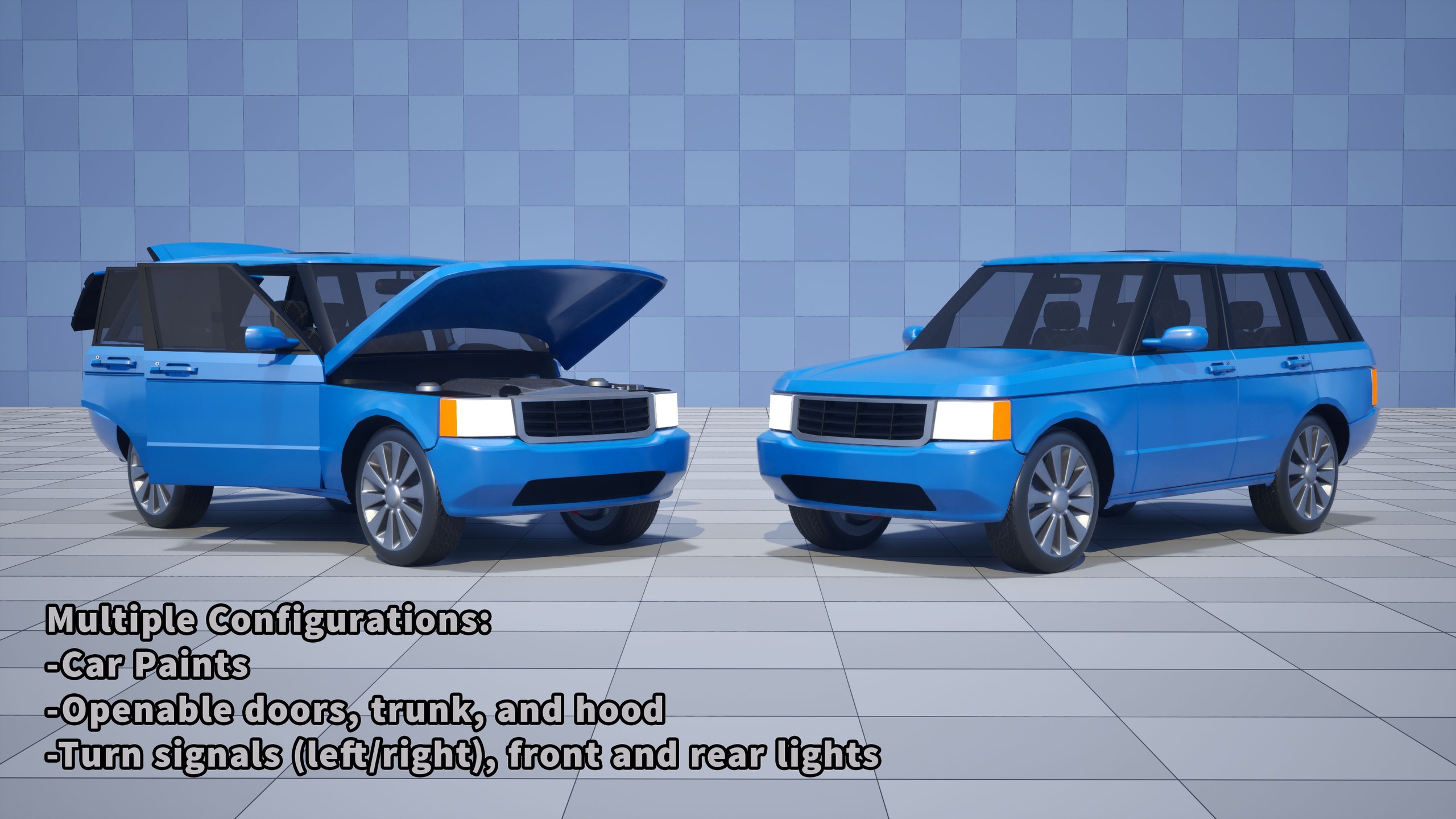 Media 1 for listing Stylized Drivable Vehicles - SUV Car "Ravager"