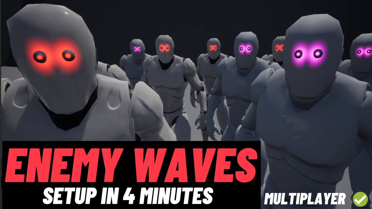 Media 1 for listing Easy Enemy Waves (Multiplayer Supported)