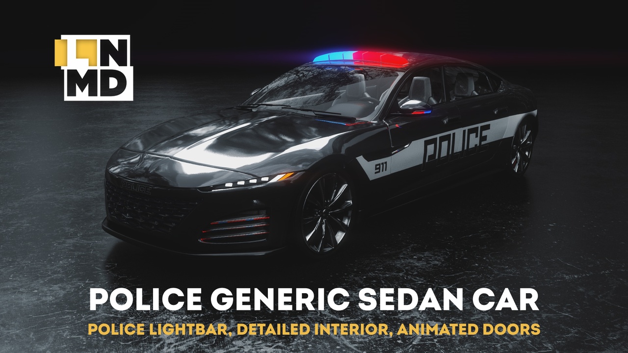 Media 1 for listing POLICE GENERIC SEDAN CAR