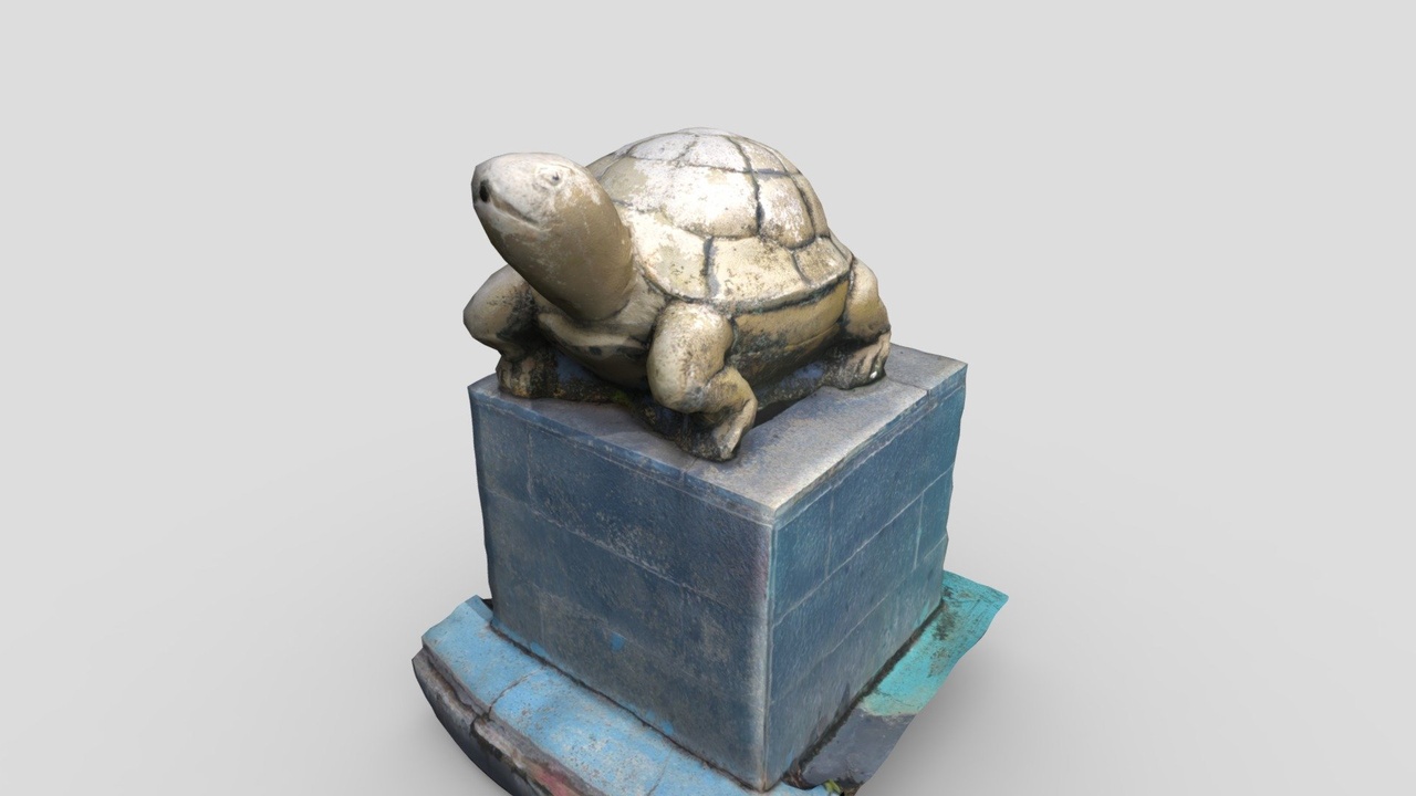 Media 1 for listing Statue of Turtle Photogrammetry Game Ready Asset