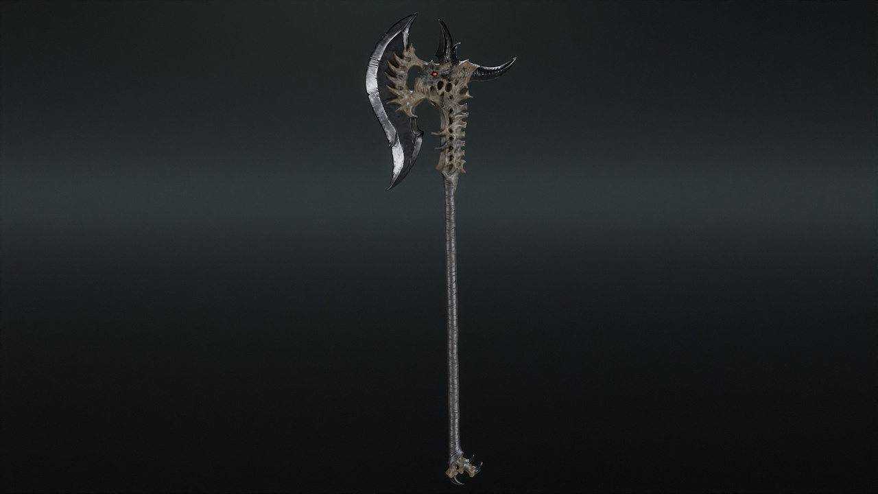Media 1 for listing Dragon Tooth Great Axe — Monstrous Relic