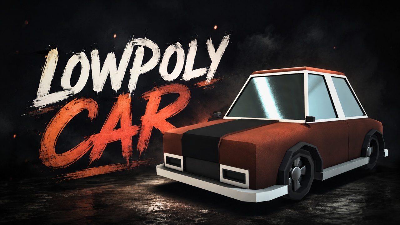 Media 1 for listing Lowpoly Car