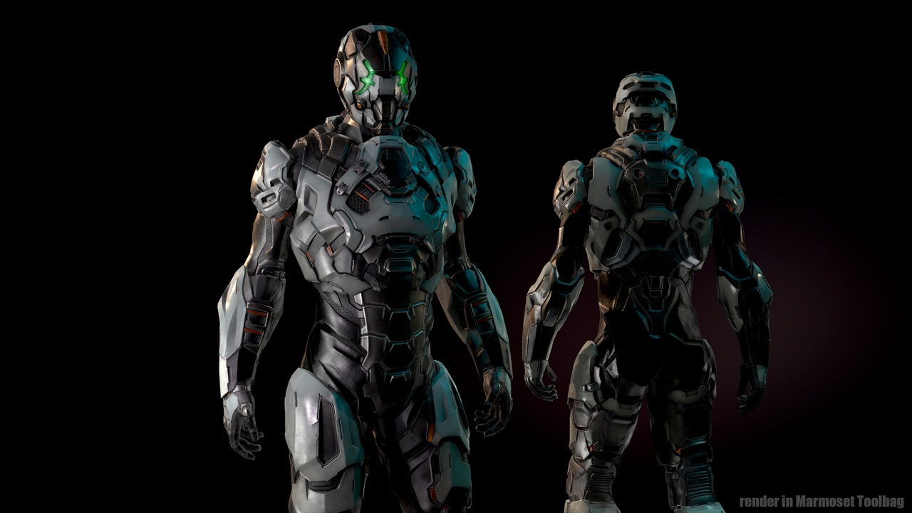 Media 1 for listing Sci-Fi Soldier 04