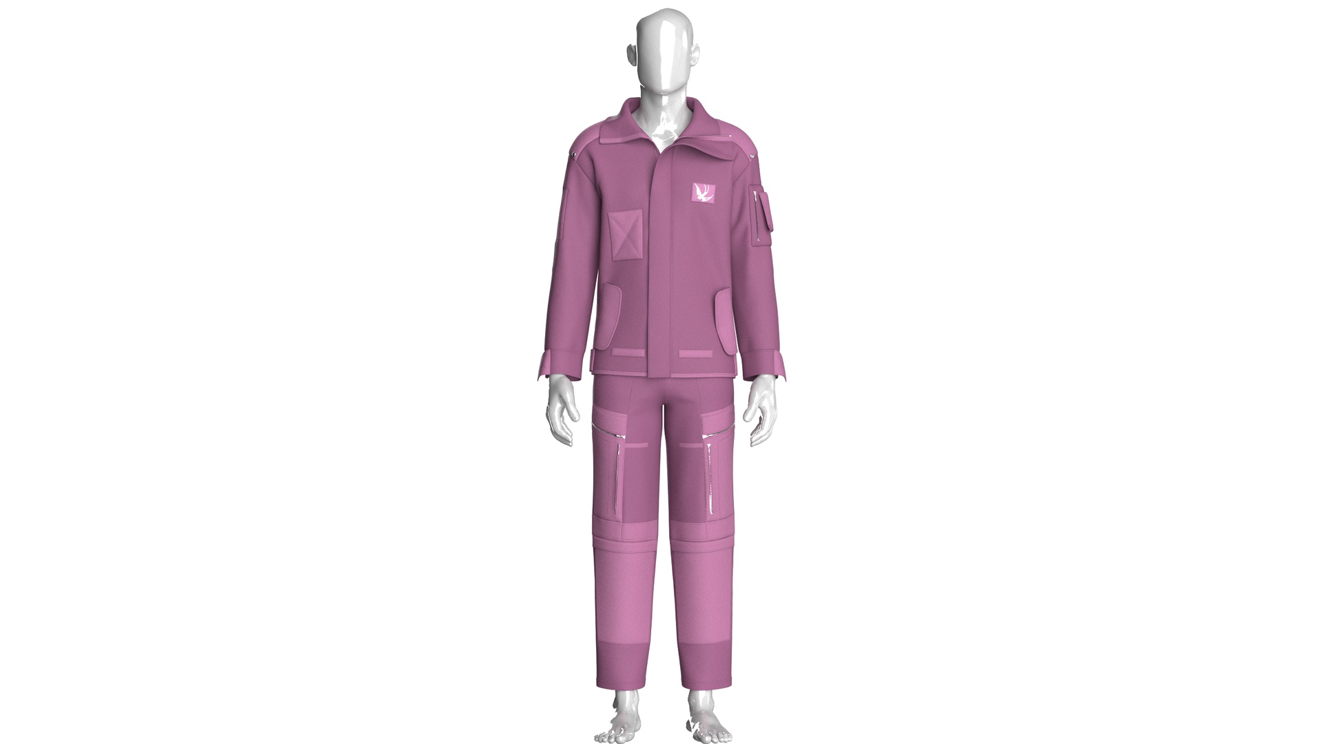 Media 1 for listing Men Utility Jacket With Cargo Pant - Outfit | High Poly