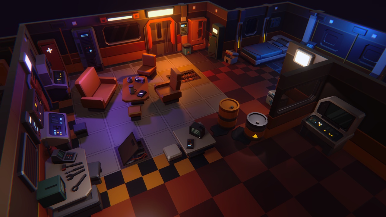 Media 1 for listing Cosmic Retro: Station - Modular Sci-Fi Starter Pack