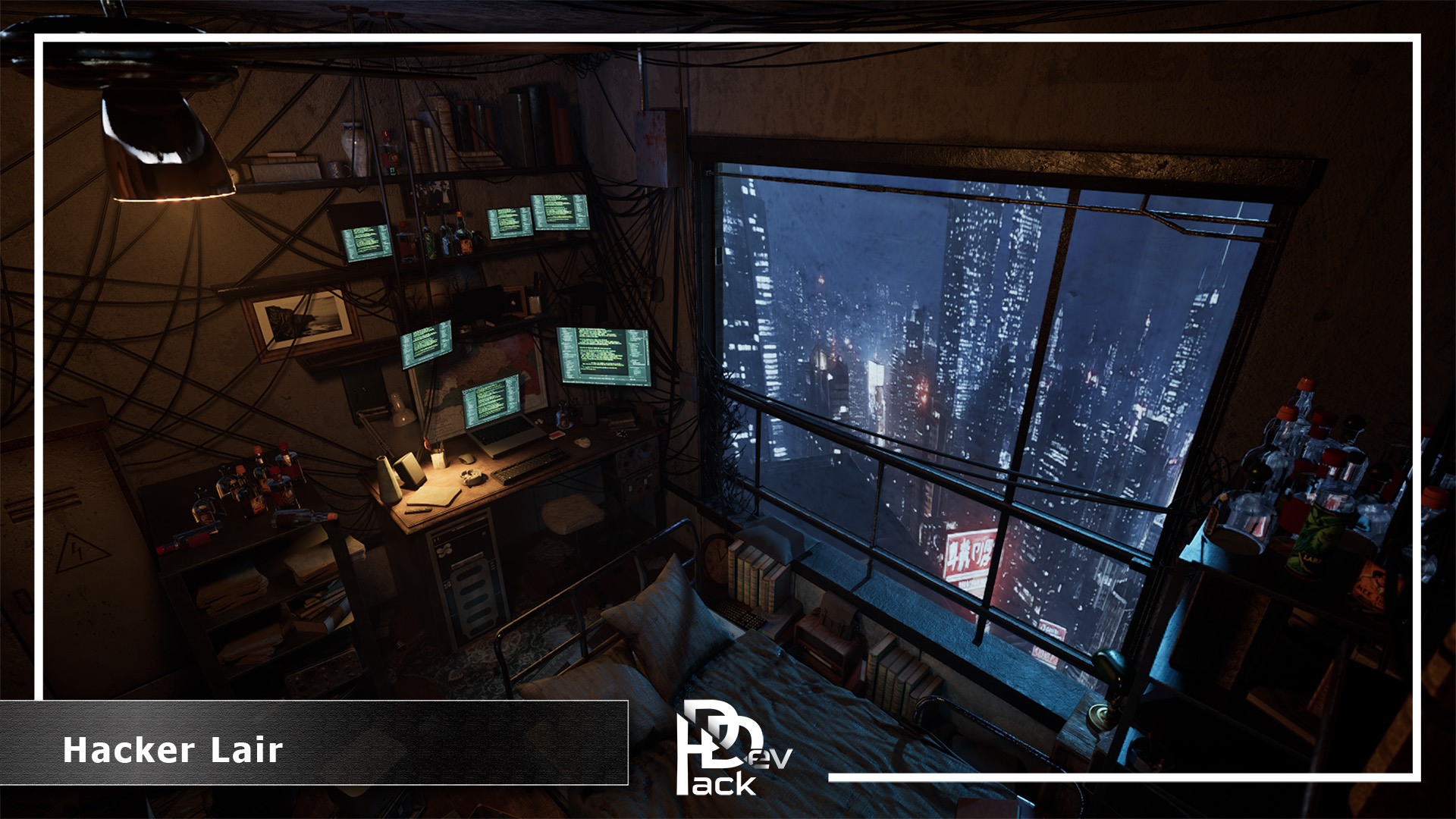 Hacker Lair / 112 Assets | Fab