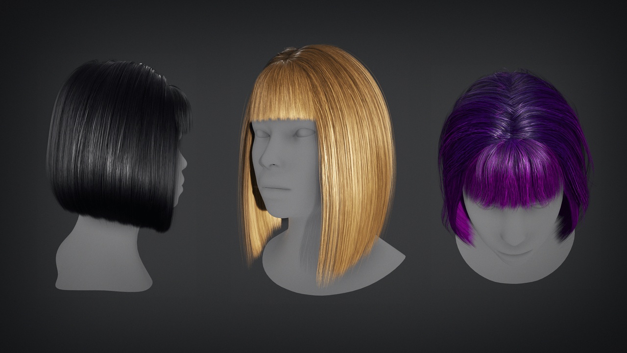 Media 1 for listing Hair Constructor - Hairstyles with Bangs