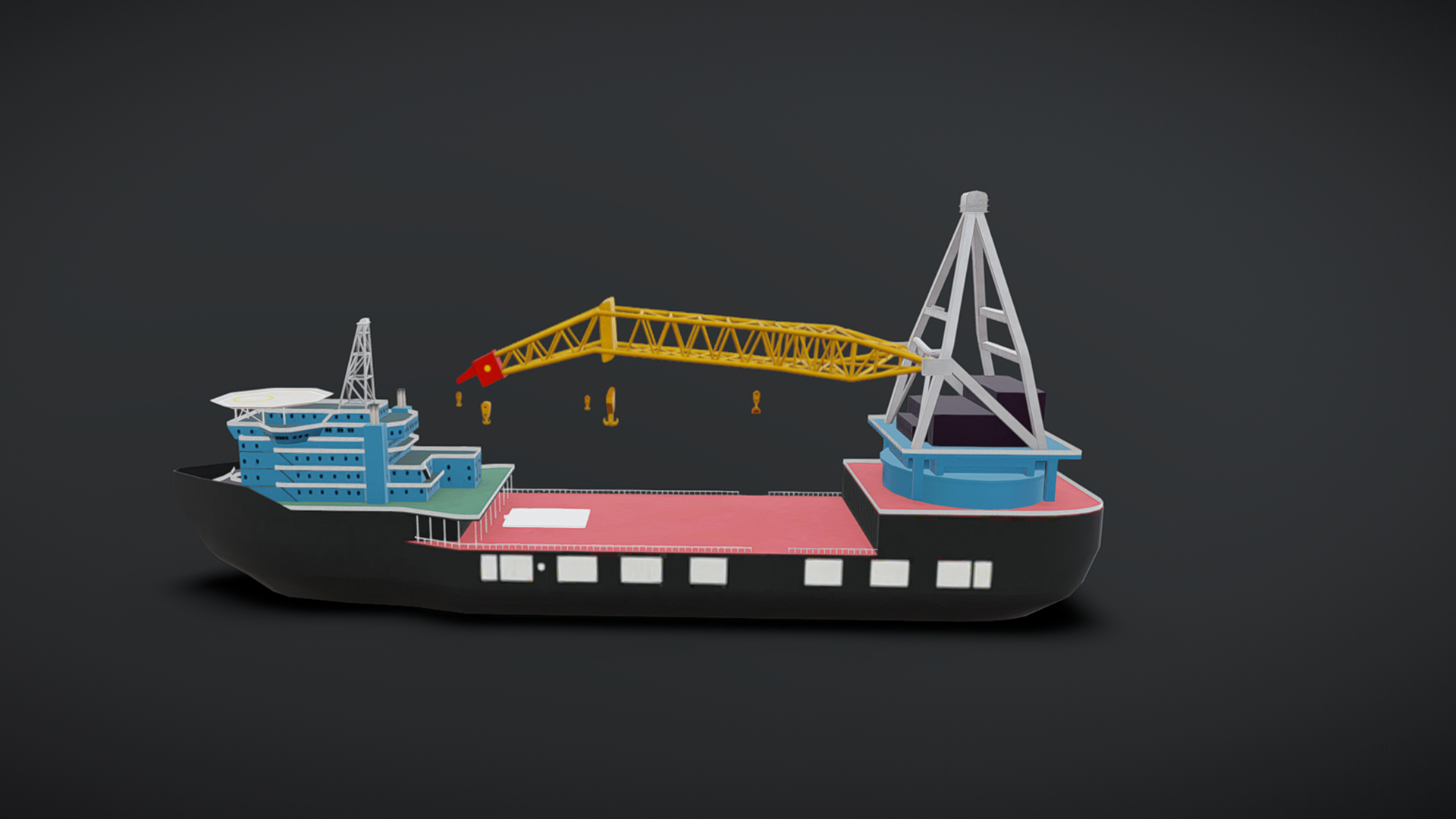 Port Unloading Ship Animation | Fab