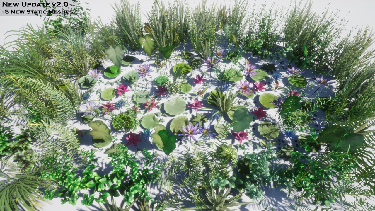 Media 1 for listing Tropical Aquatic Foliage Pack