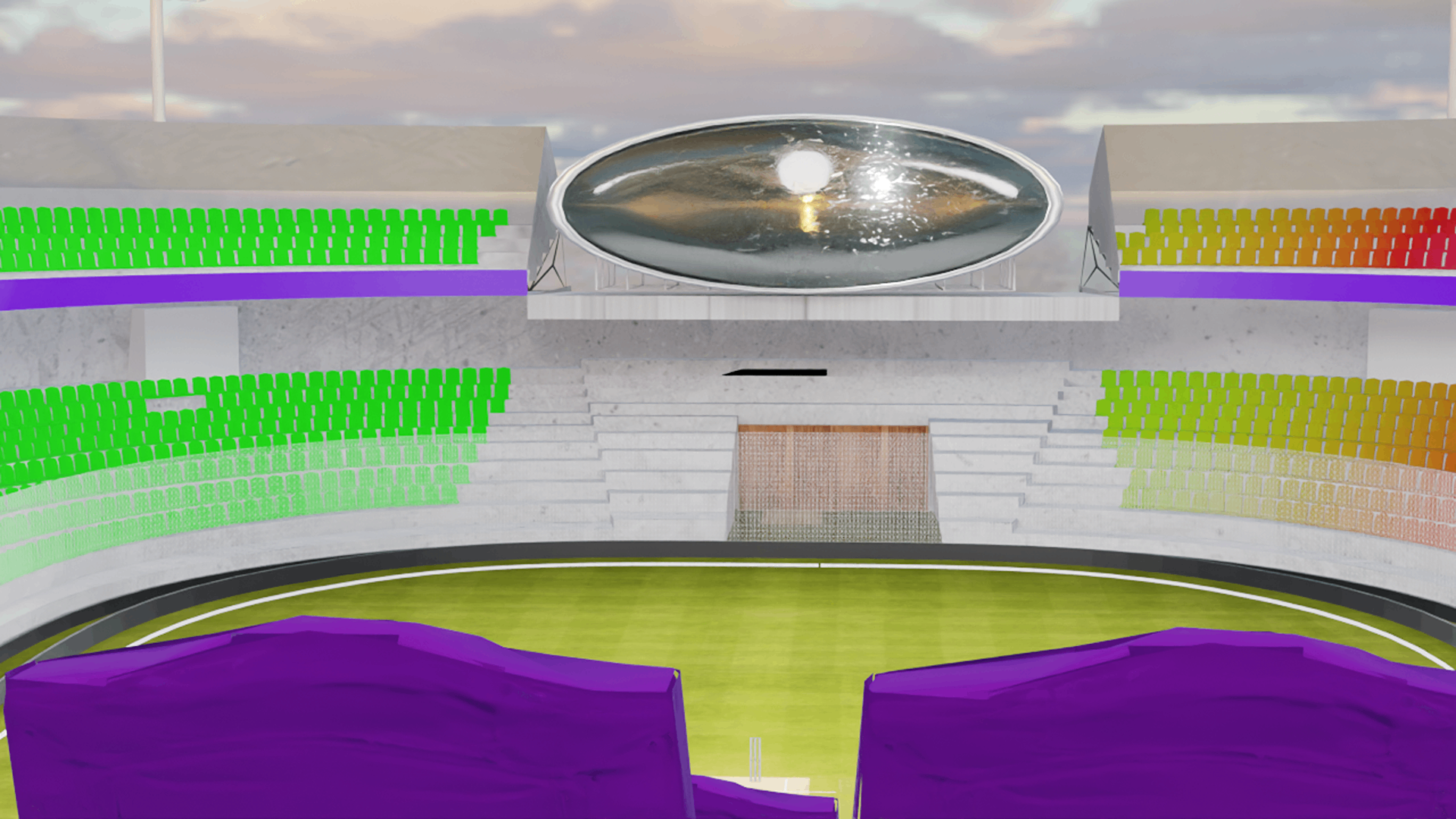 Modern Cricket Stadium Arena - Full Environment | Fab