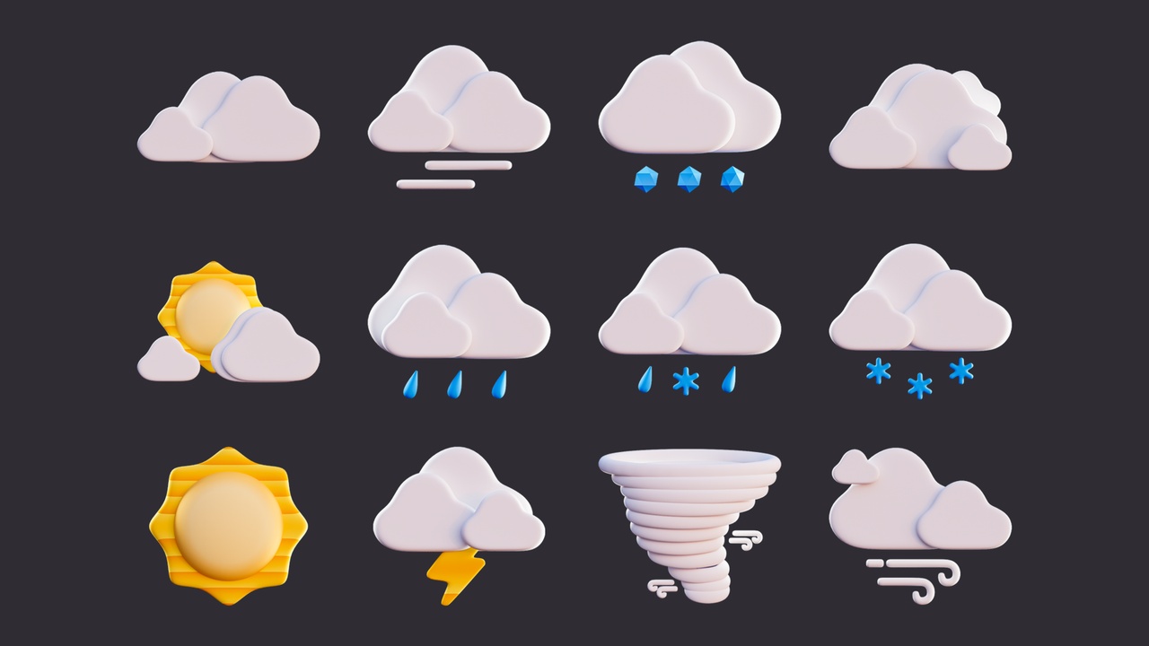 Media 1 for listing Weather Forecast Asset Pack