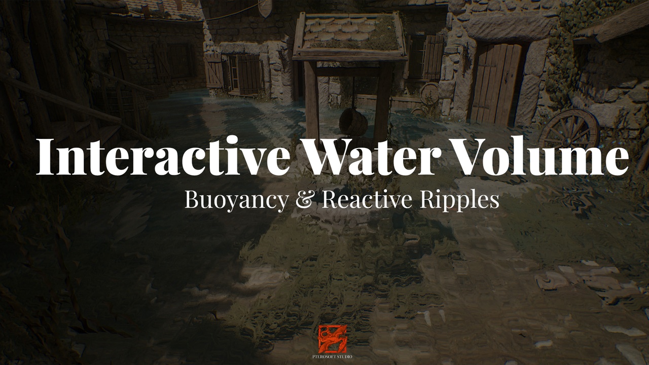 Media 1 for listing Interactive Water Volume — Buoyancy & Reactive Ripples