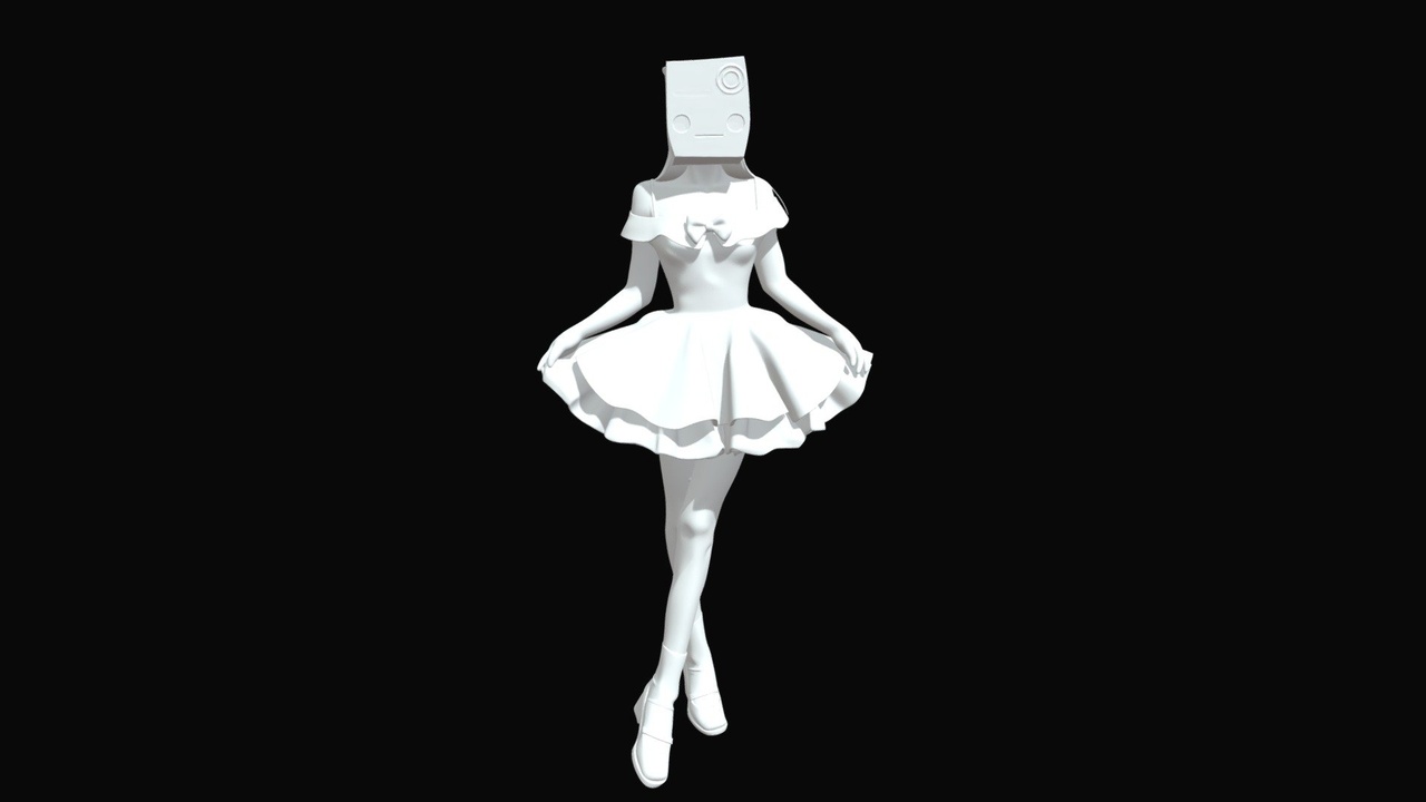 Media 1 for listing 盒子裙女孩