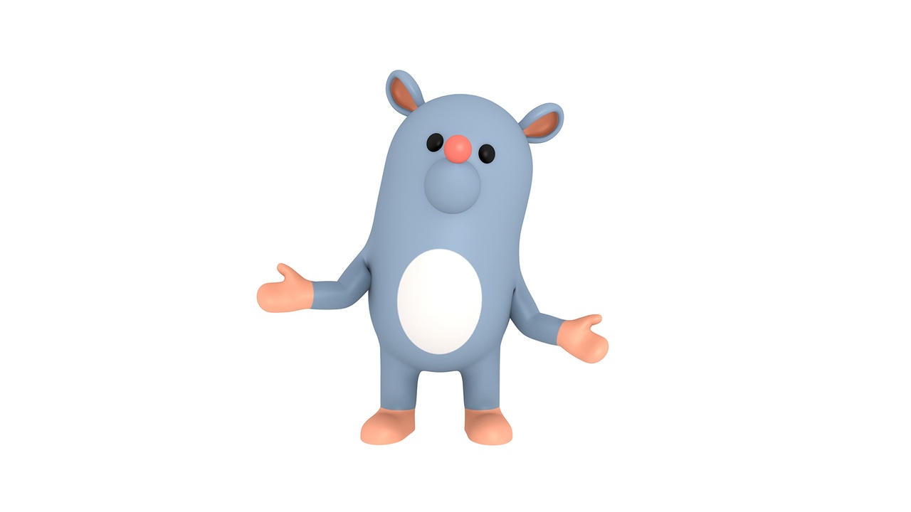 File multimediali per l'articolo Rigged Rat Character: 1