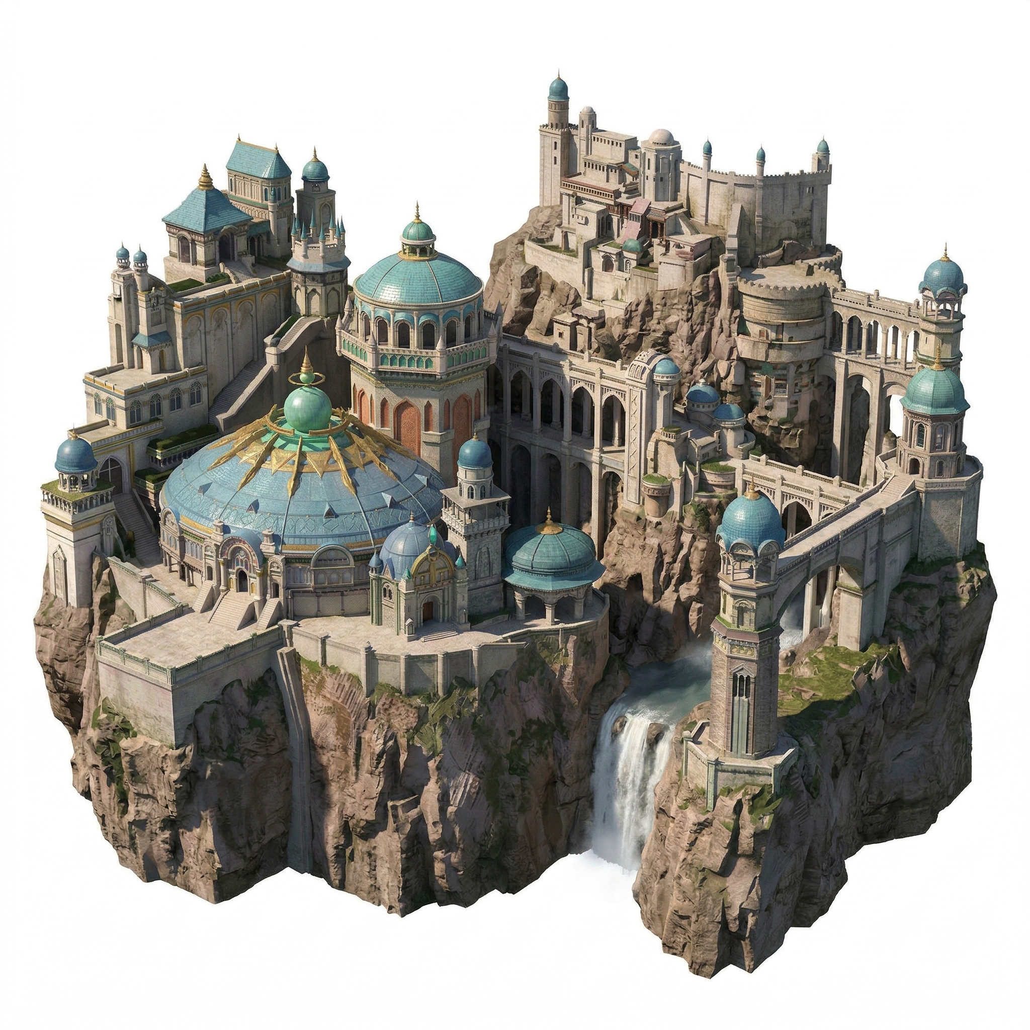 free fantasy architecture w2r_16 | Fab