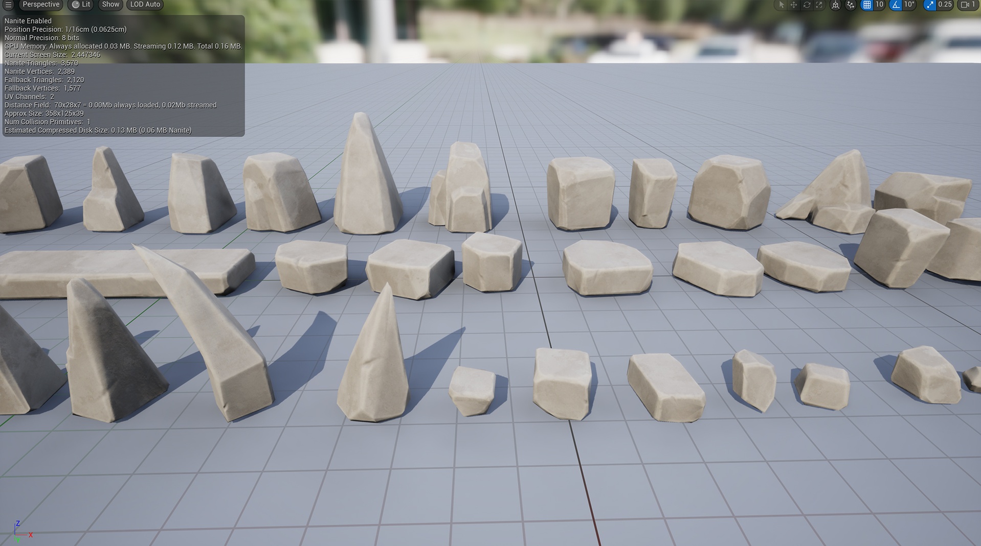 Media 1 for listing Stylized Lowpoly Rocks