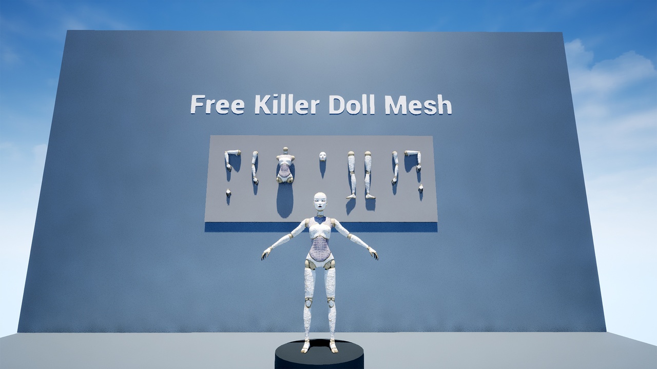 Media 1 for listing Free Killer Doll Character