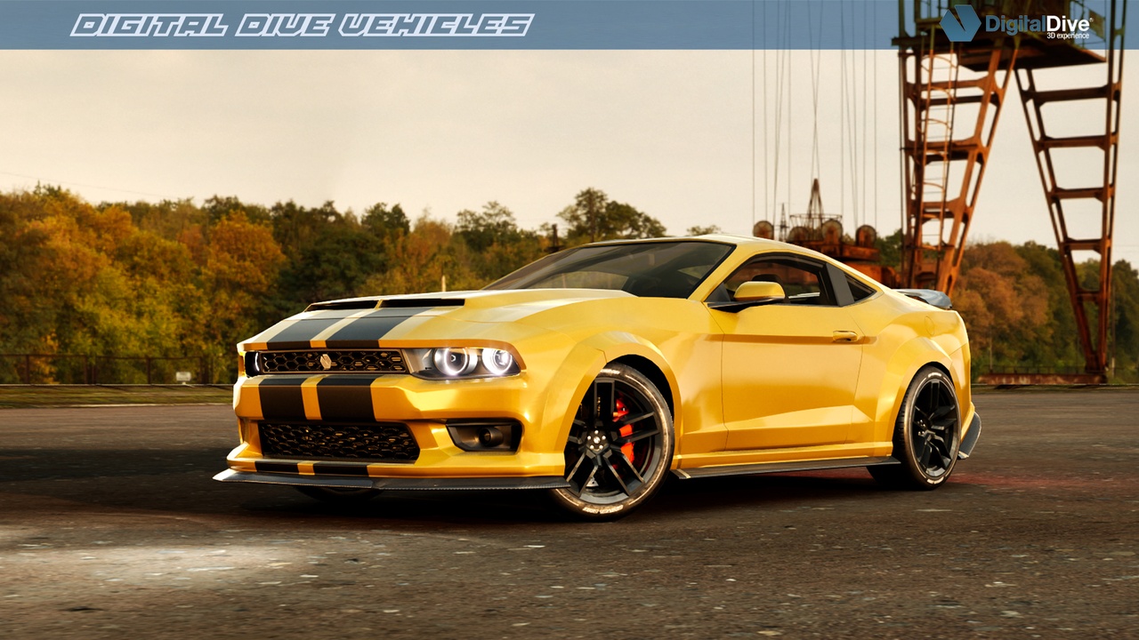 Media 1 for listing 3D Cars: Muscle Car