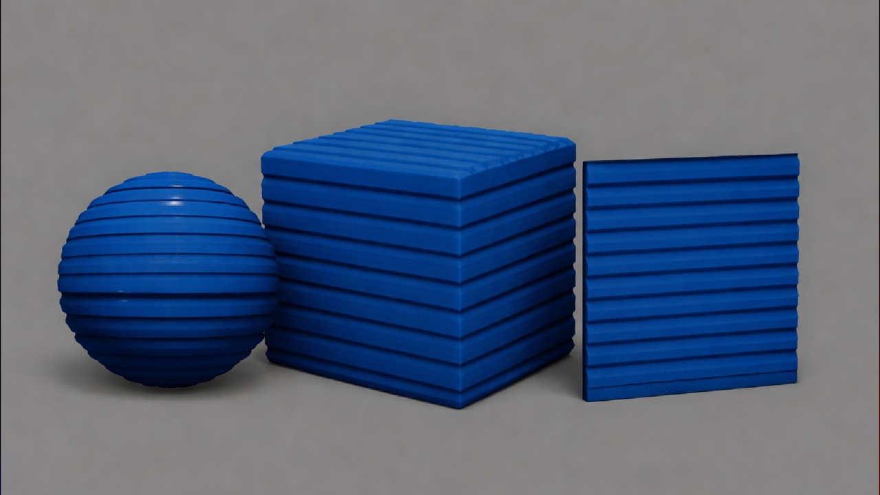 2K PBR Panel Wall Material | Fab