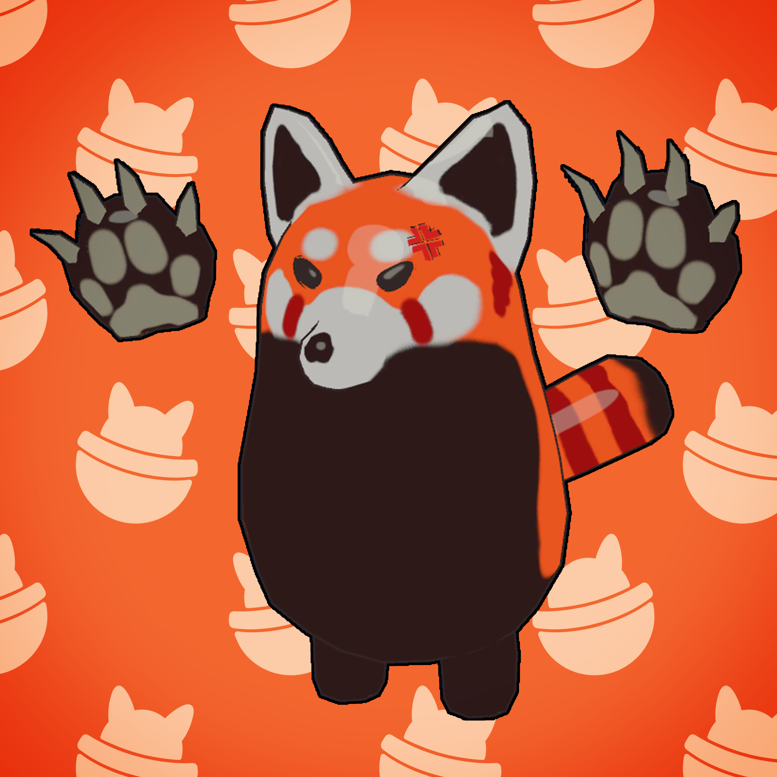 Panda Model Vrchat Red Panda - PocketPal S1 - 3D Character - VRChat Avatar | Fab